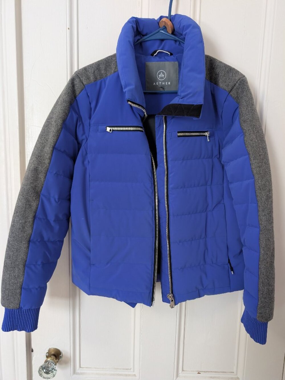 Aether Jacket - W Nordic Jacket - Distant Blue - M